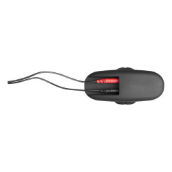 Electrastim - Silicone Noir Rocker Buttt Plug Moyen